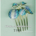 Women jewelry crystal combs